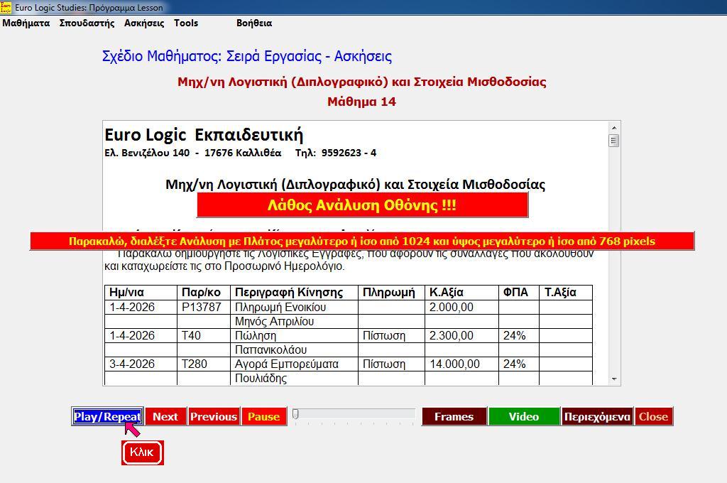 Εικόνα Λάθος Ανάλυση